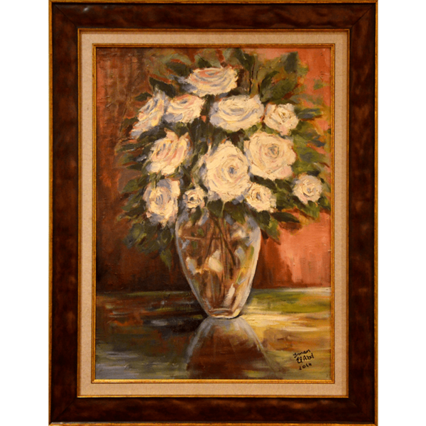 White Flowers in Vase White Flowers in Vase