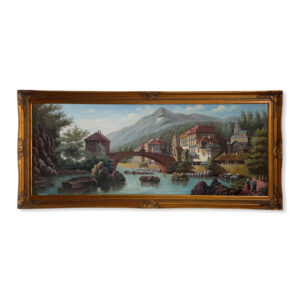 The Tranquil Riverside Town