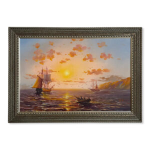 Golden Sunset at Sea